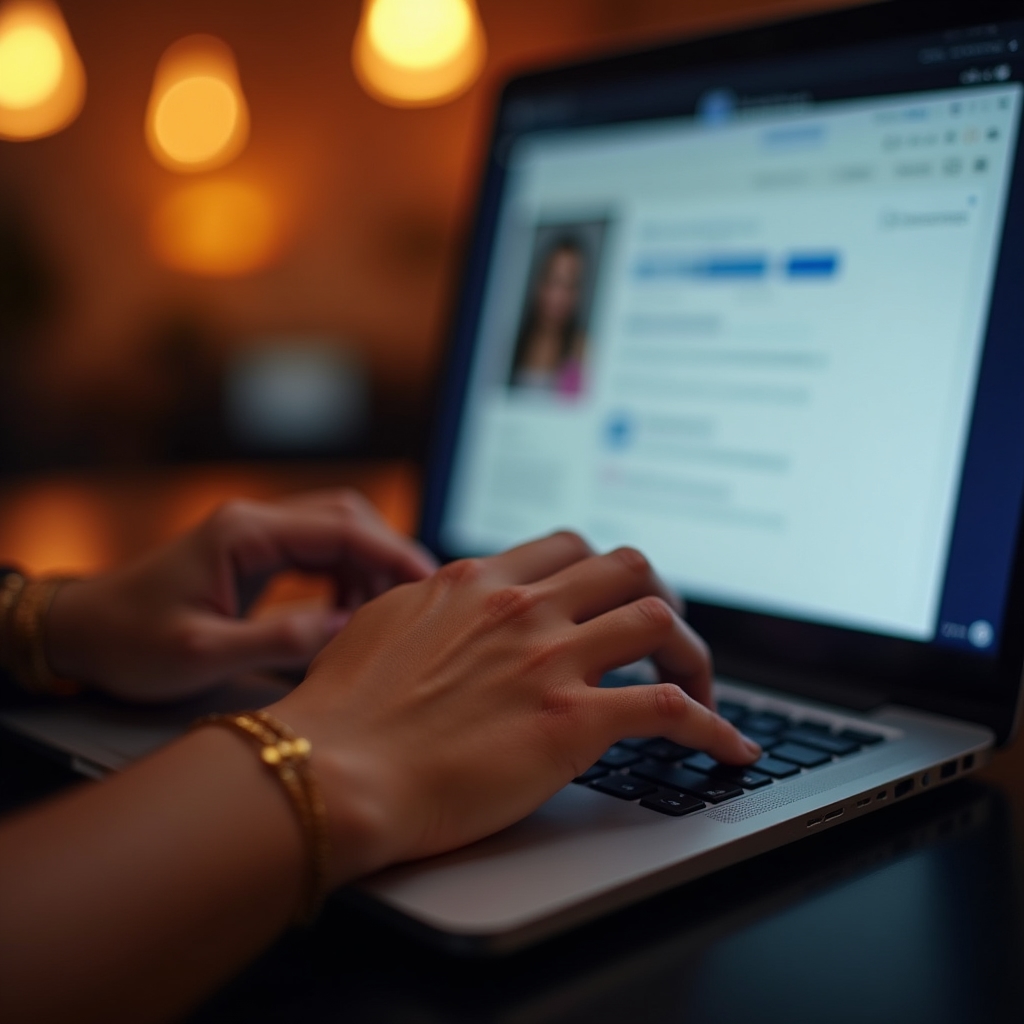 Professionista che lavora al personal branding digitale